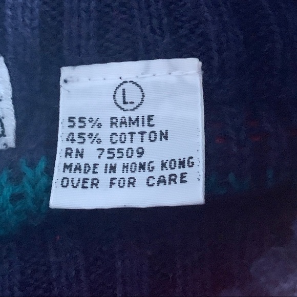 Vintage Laureen E. Ong Geometric Crewneck Sweater - Picture 7 of 10